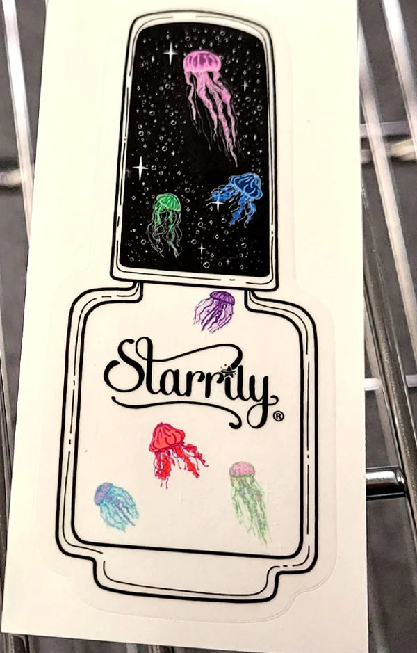 Starrily - Jellyfish Journey - Clear Jellyfish Journey Sticker