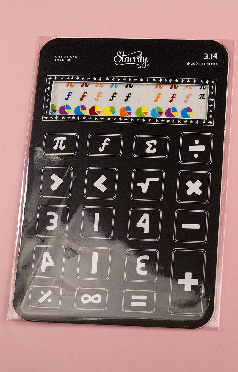 Pi Day Nail Art Stickers (Limited Edition)