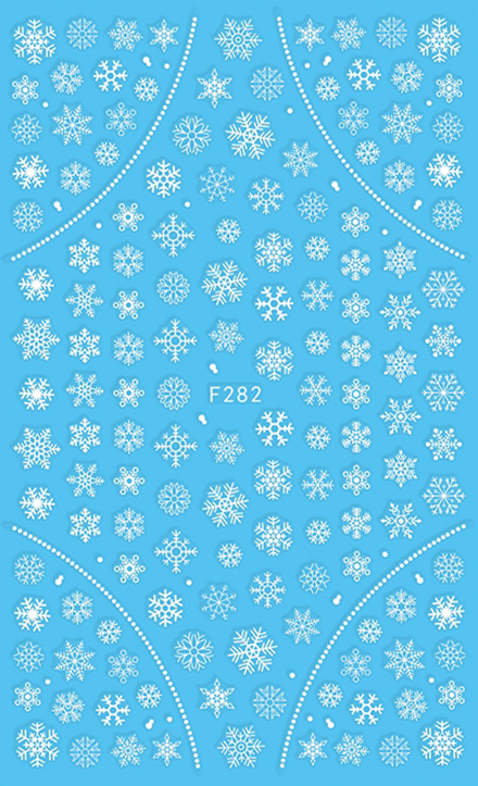 Snowflakes Nail Sticker