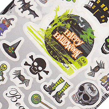 Halloween Skeleton Large Sheet Water Decal