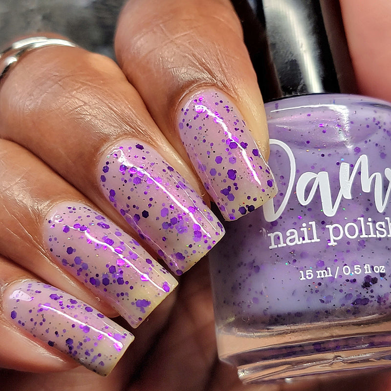 Dam Nail Polish - Sweet Sips - Taro Tea Wannabe