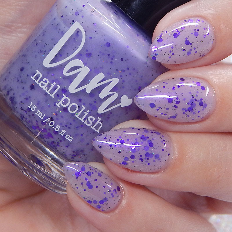 Dam Nail Polish - Sweet Sips - Taro Tea Wannabe