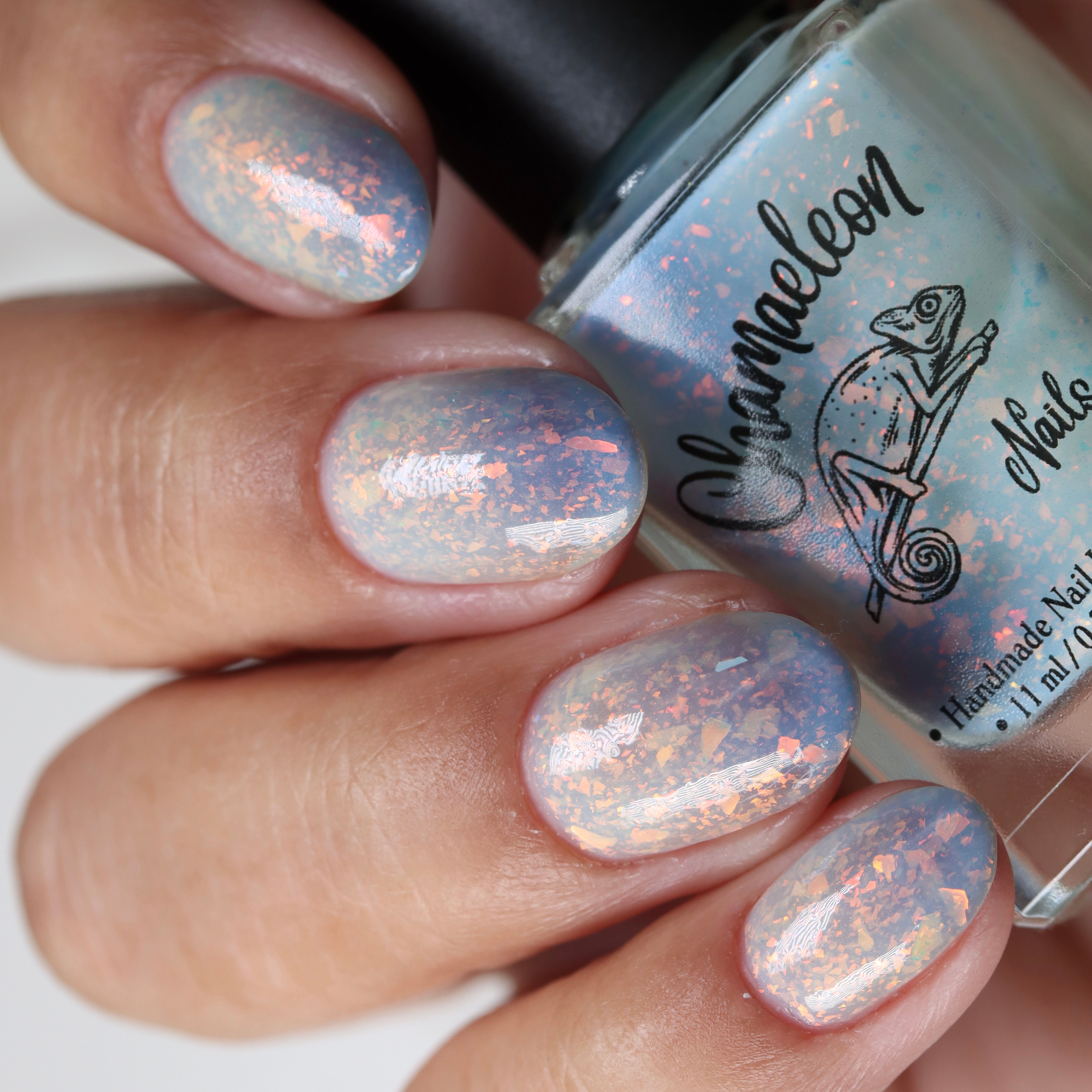Sunset at the Ocean Shore (UV Polish)