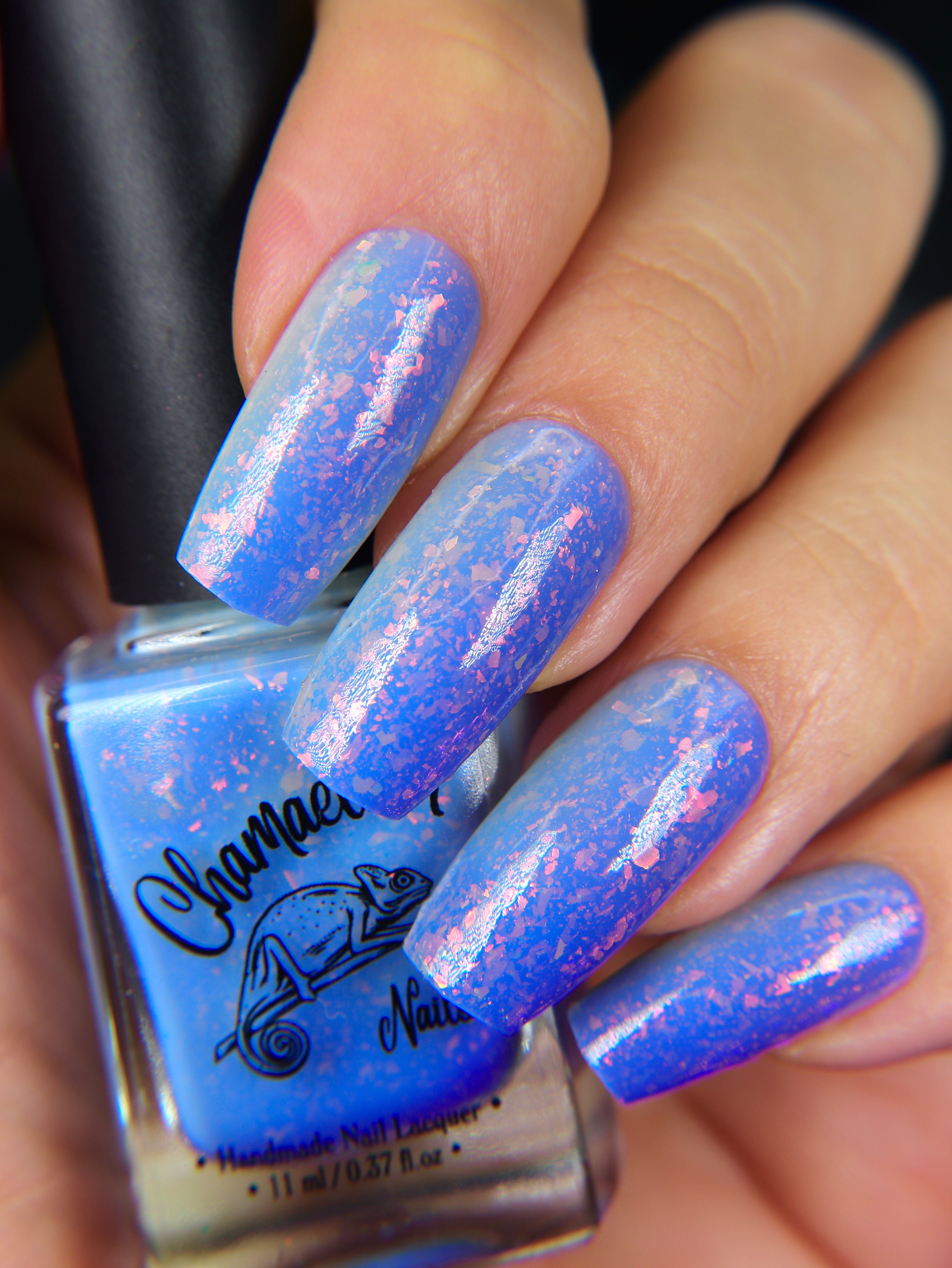 Sunset at the Ocean Shore (UV Polish)