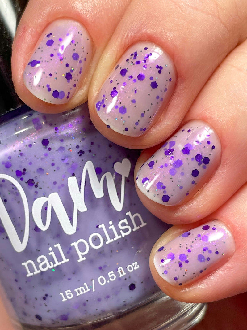 Dam Nail Polish - Sweet Sips - Taro Tea Wannabe