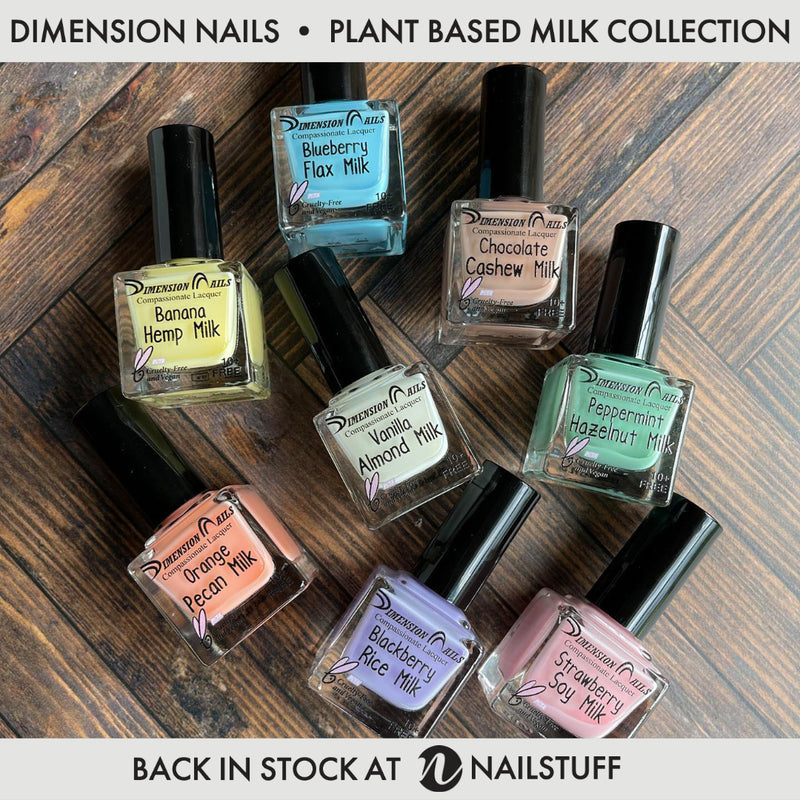 Dimension Nails - Plant-Based Milk - Full Collection (8 Bottles)