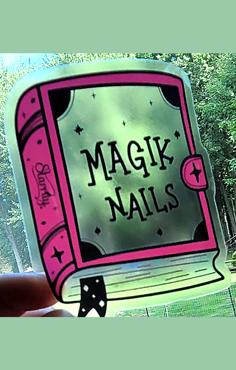 Starrily - Transparent Magik Book Sticker