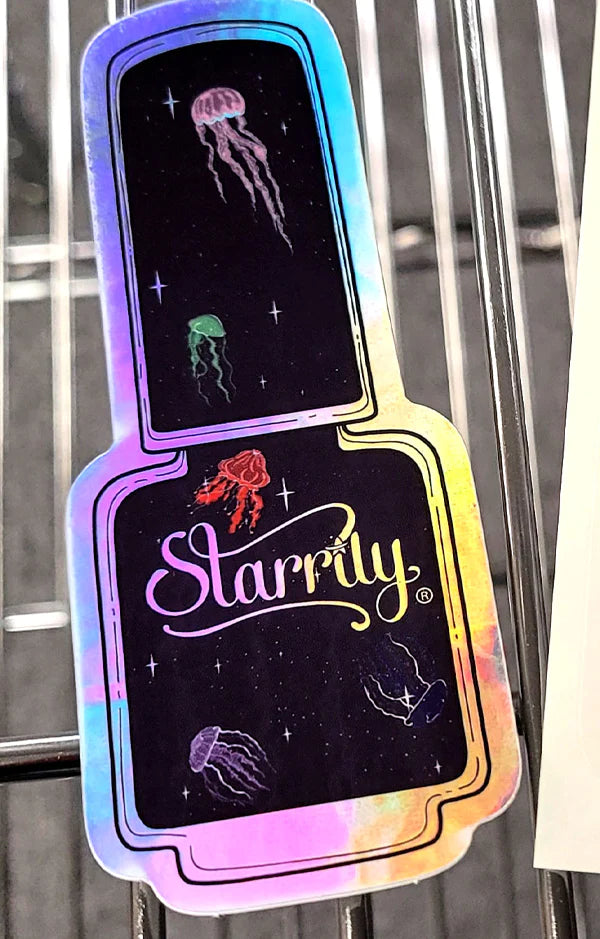 Starrily - Jellyfish Journey - Holographic Jellyfish Journey Sticker