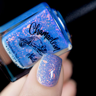 Sunset at the Ocean Shore (UV Polish)