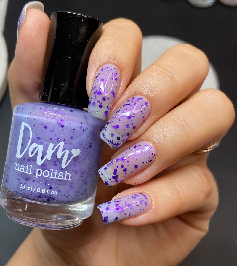 Dam Nail Polish - Sweet Sips - Taro Tea Wannabe