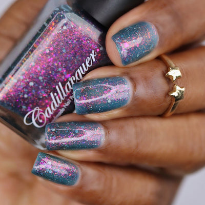 Cadillacquer I Don't Belong To You nail polish swatched on nails