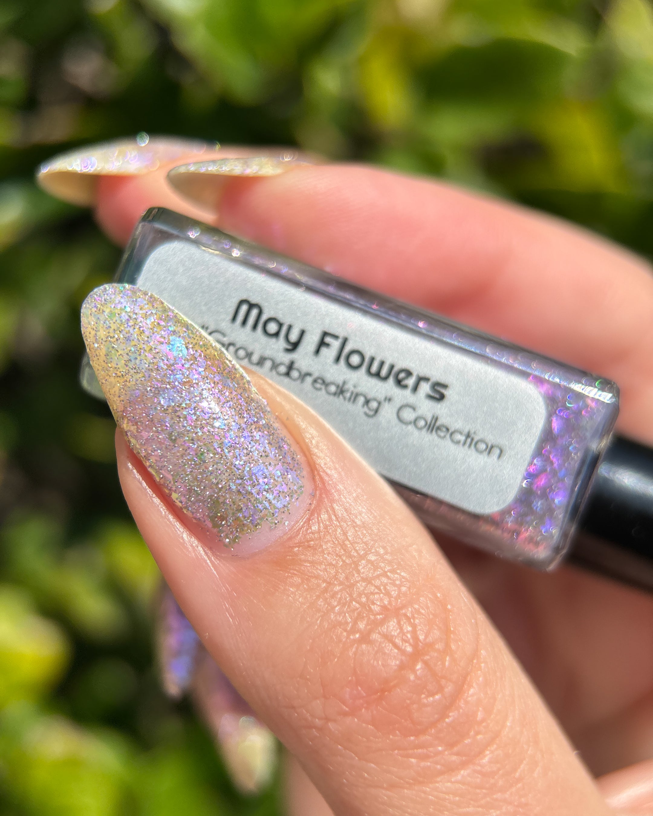 May Flowers - Glitch Lacquer Reflective Polish | NailStuff Canada