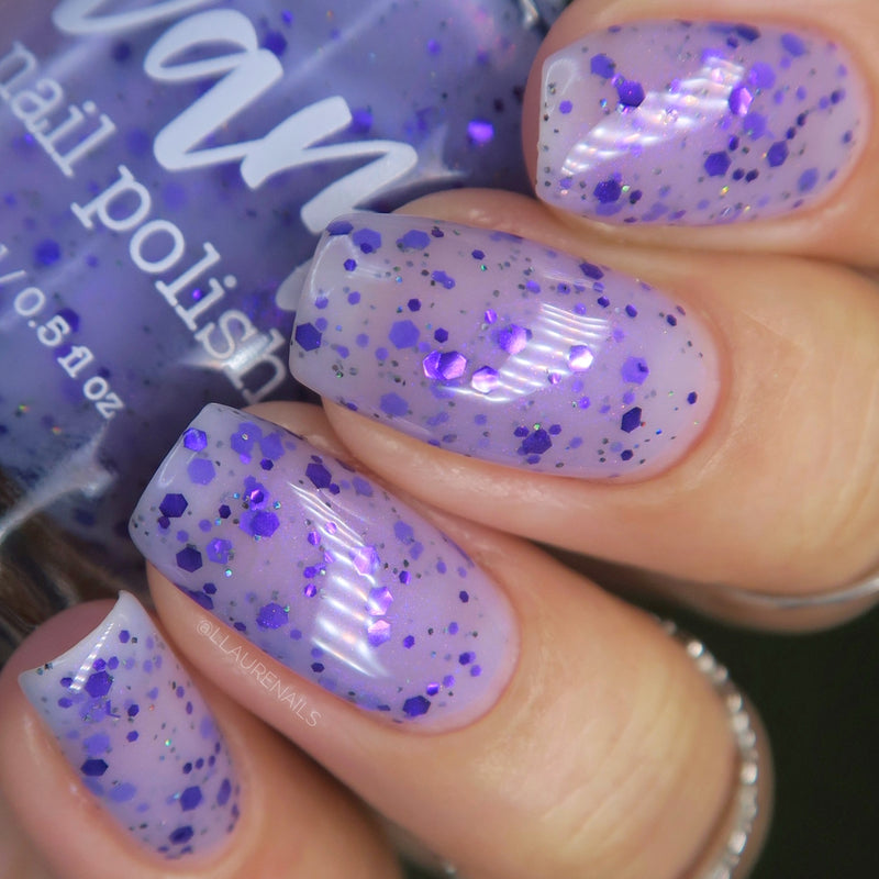 Dam Nail Polish - Sweet Sips - Taro Tea Wannabe