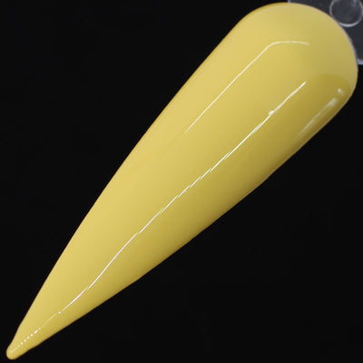 Viscacha by Dimension Nails, soft creamy mustard yellow creme with warm muted undertones, swatch stick