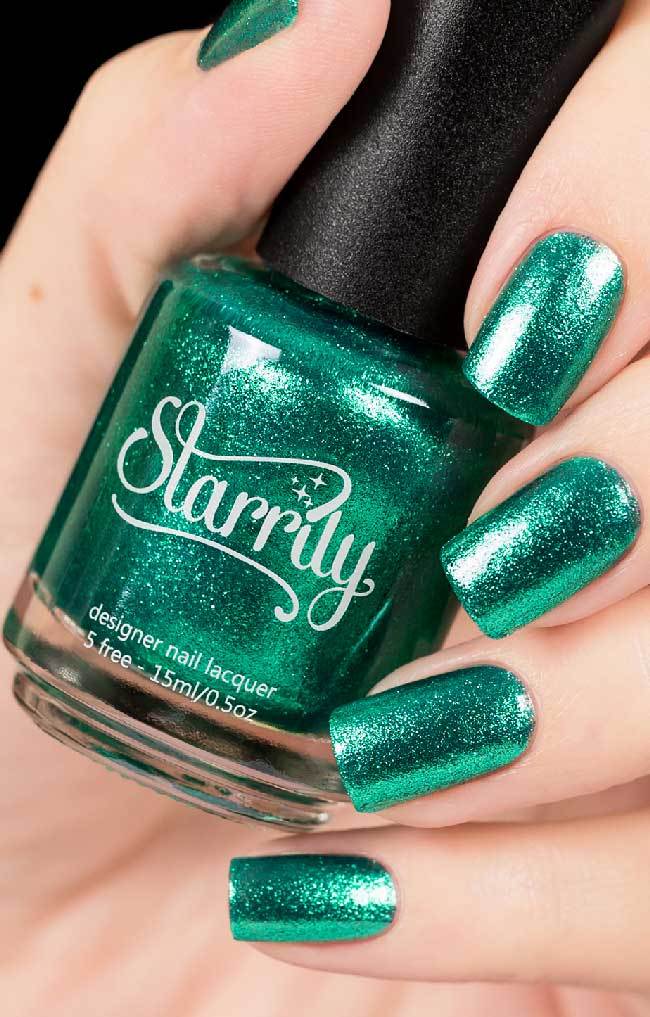 Starrily - Bellatrix Nail Polish (Green Foil)