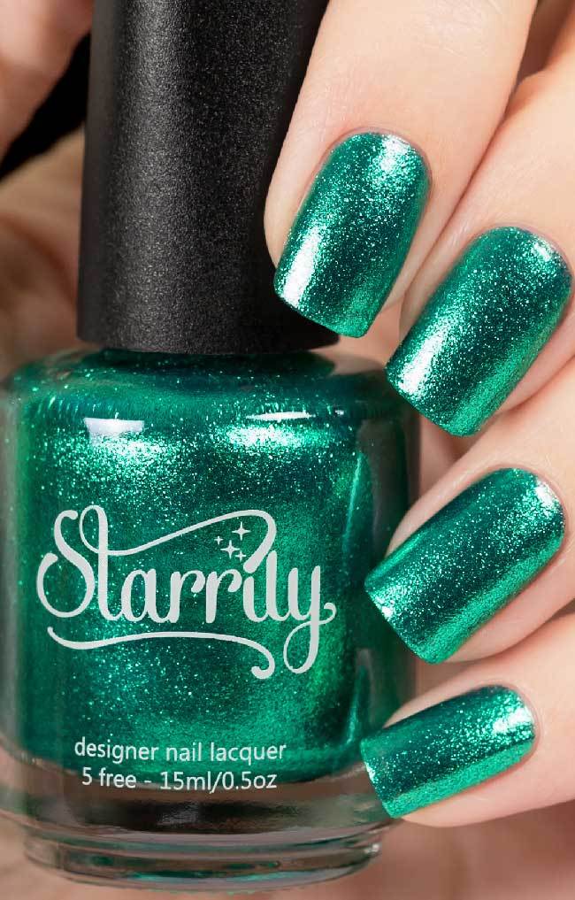 Starrily - Bellatrix Nail Polish (Green Foil)