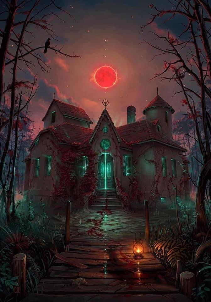 Murder Manor by Dam Nail Polish, deep maroon reflective shimmer glitter with teal-green duochrome shimmer, in lifestyle setting