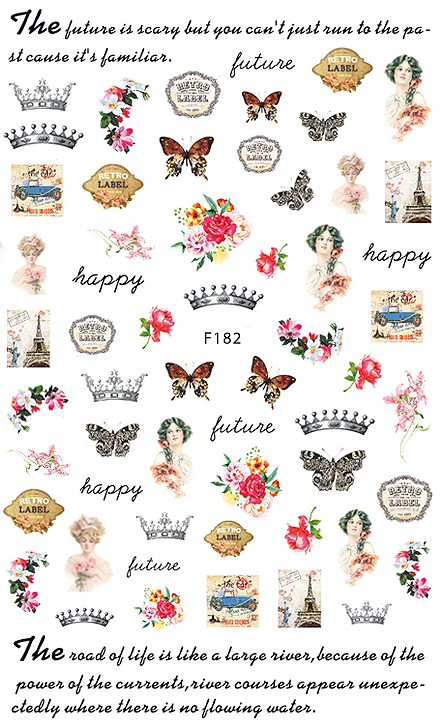 Victorian 2 - Nail Sticker Thumbnail
