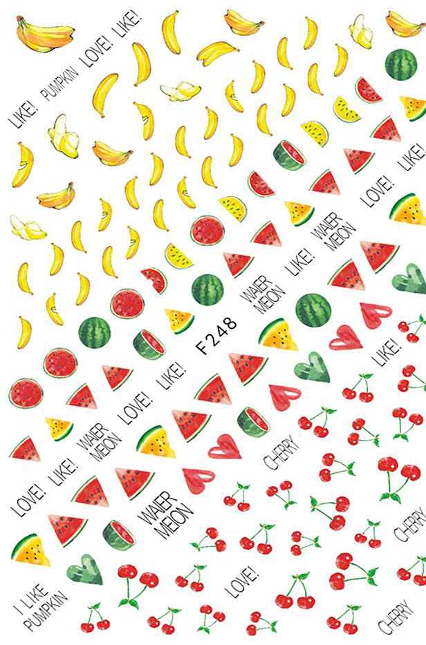 Fruity Nail Sticker