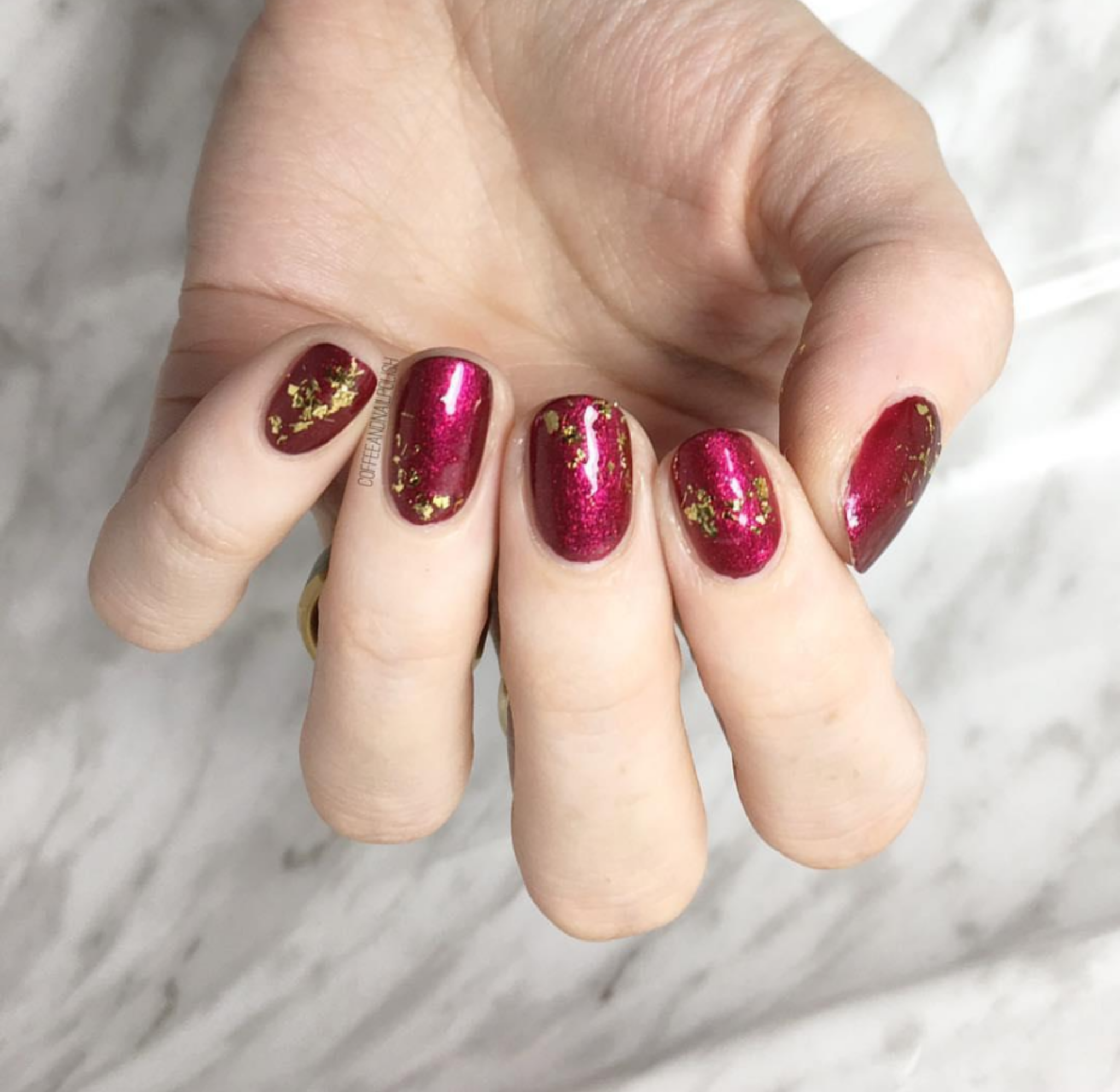 NailStuff - Gold Metallic Foil Flakes