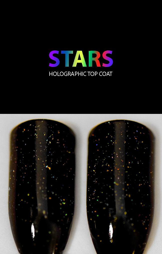 Stars Holographic Top Coat