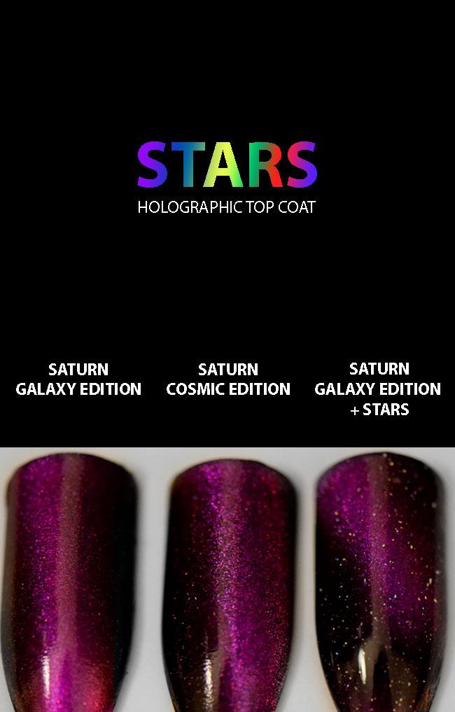 Stars Holographic Top Coat
