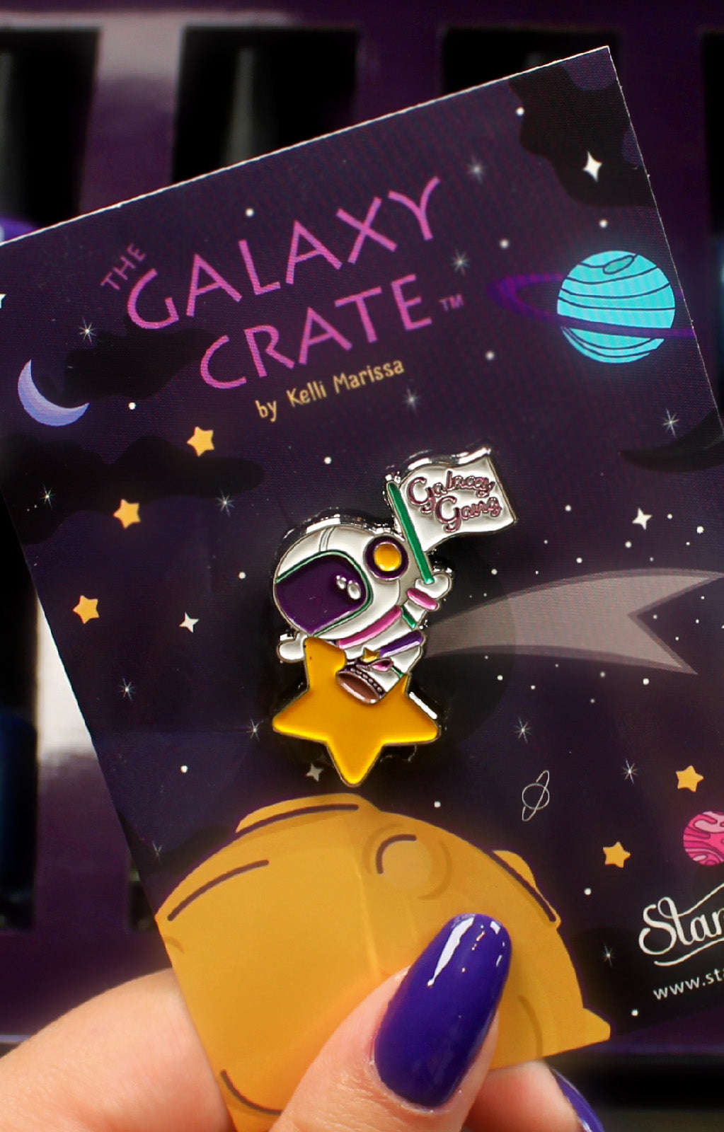Galaxy Gang Astronaut Enamel Pin