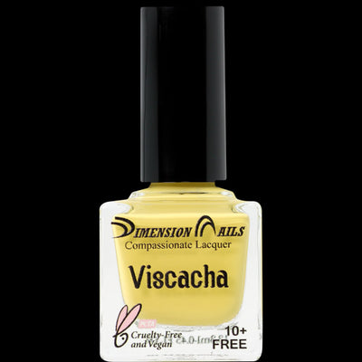 Viscacha by Dimension Nails, light creamy mustard yellow creme, bottle standalone product shot