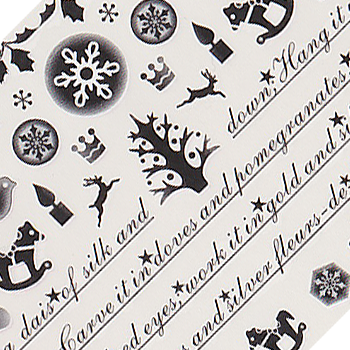 Winter Themed Water Decal