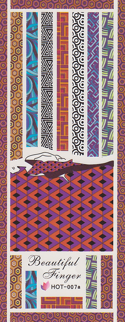 Bold Geometric Large Sheet Water Decal