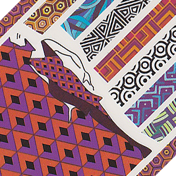 Bold Geometric Large Sheet Water Decal