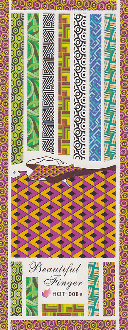 Bold Geometric Large Sheet Water Decal