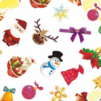 Christmas Water Decal