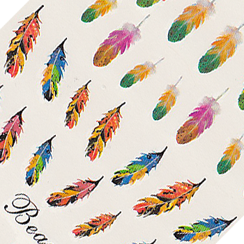 Feathers Water Decal