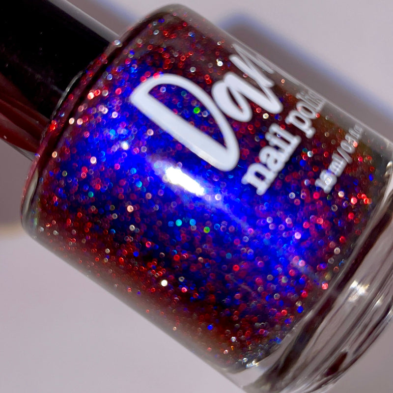 Dam Nail Polish - Poisoned Darts Multichrome Reflective Glitter