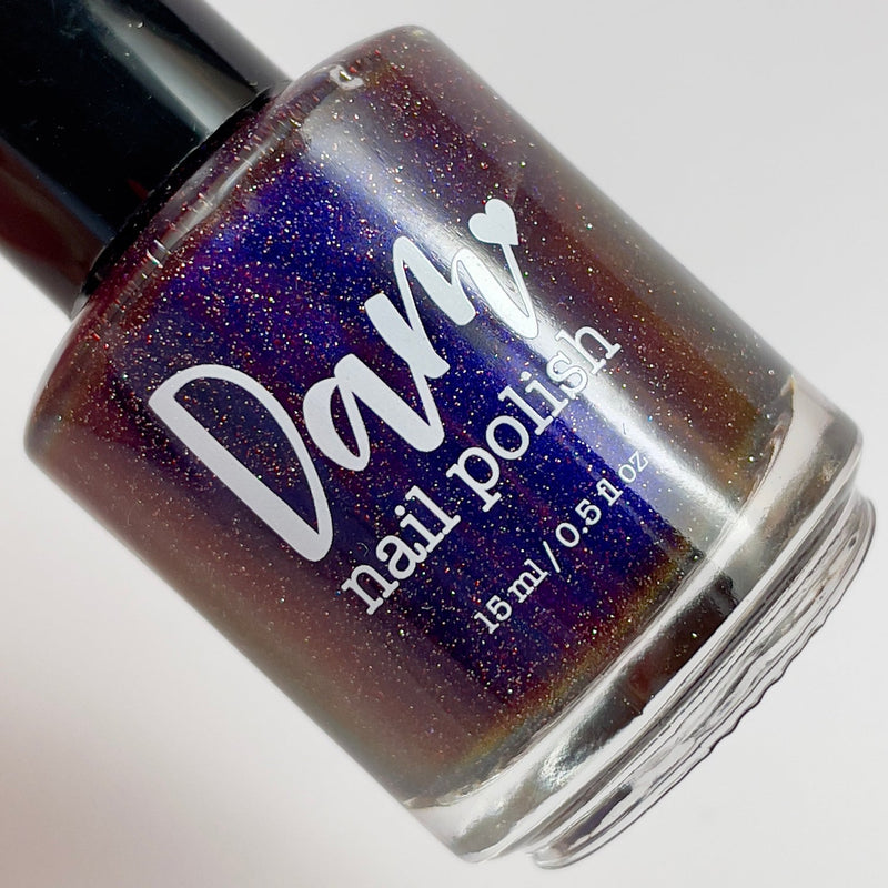 Dam Nail Polish - Poisoned Darts Multichrome Reflective Glitter