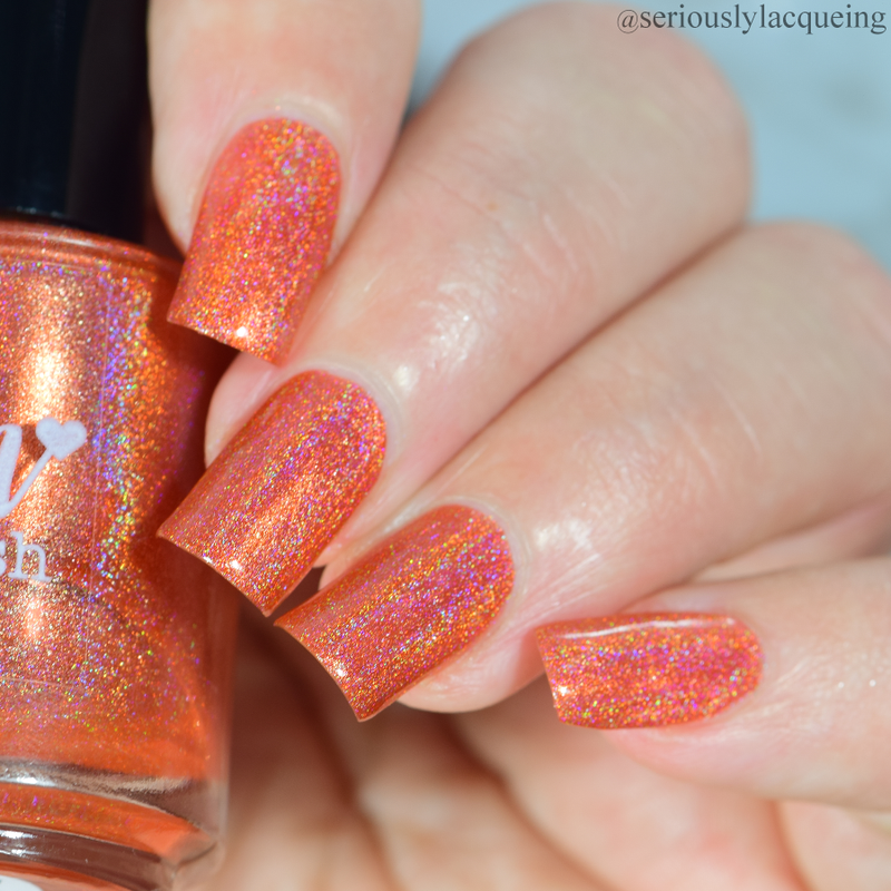 Dam Nail Polish - Seriously Rainbows - Obviously Orange