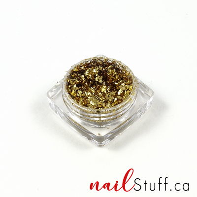 NailStuff - Gold Metallic Foil Flakes